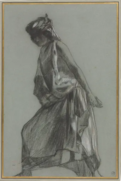 Arab Woman, 1852 – nr 1 av Eugène Fromentin