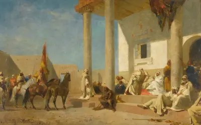 Audience chez un khalifat (Sahara), Eugène Fromentin
