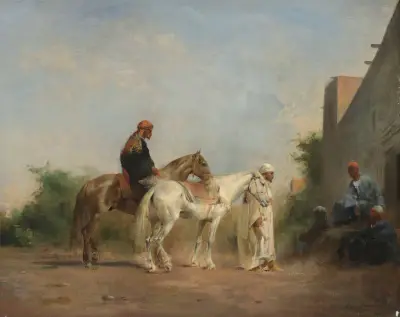 Horse traders av Eugène Fromentin