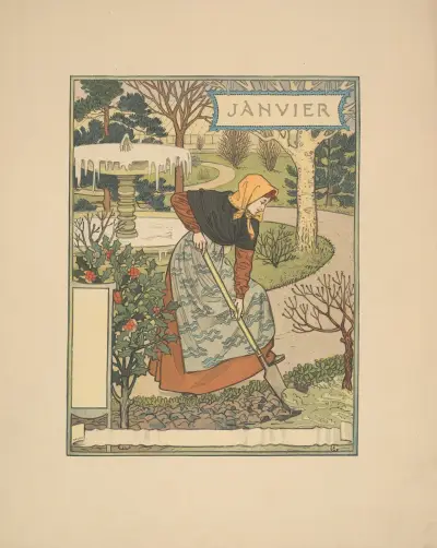 Januari av Eugène Grasset