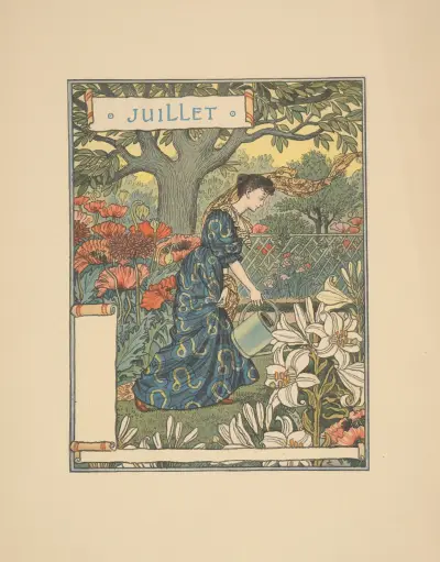 Juli av Eugène Grasset