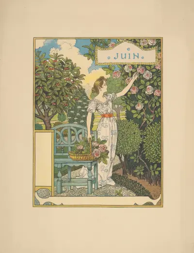 Juni av Eugène Grasset