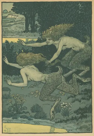 Les petites faunesses av Eugène Grasset