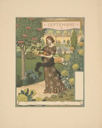 September av Eugène Grasset