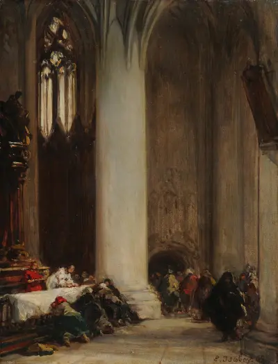 La Communion av Eugène Isabey