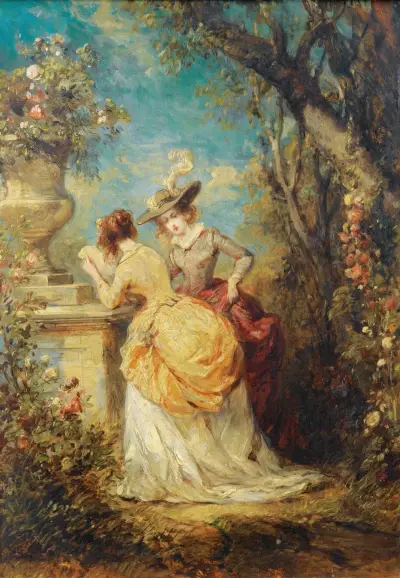 Brev av Eugène Isabey