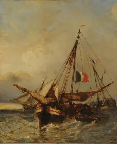 Marina av Eugène Isabey