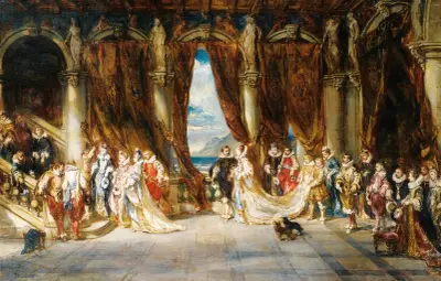 Balscen av Eugène Isabey