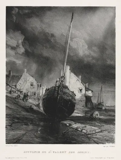 Souvenir de Saint Valéry sur Somme av Eugène Isabey