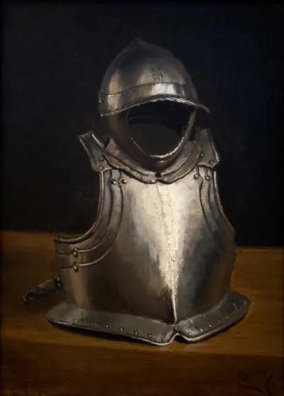 Rüstung und Helm von Eugène Jansson