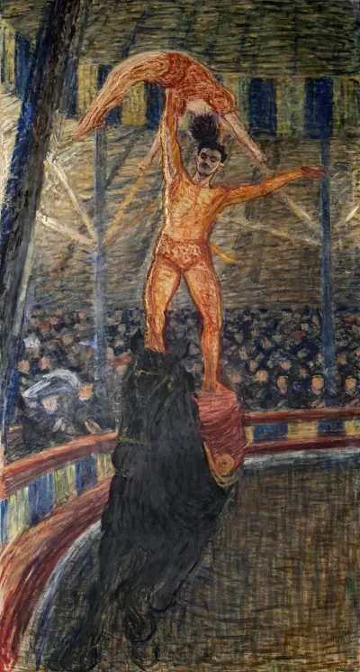 Cirkusscen av Eugène Jansson