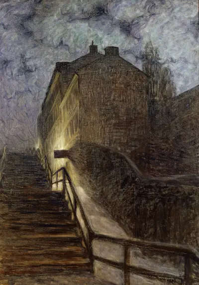 Motiv von der Timmermansgatan von Eugène Jansson