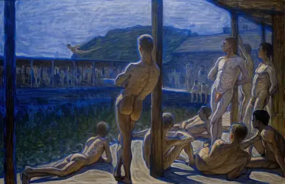 Naval Bathhouse von Eugène Jansson