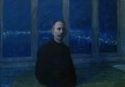 Selbstporträt, 1901 von Eugène Jansson