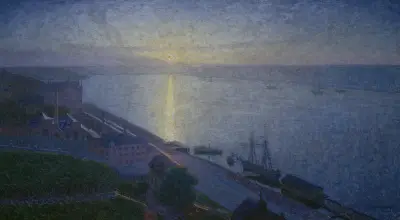 Sonnenuntergang von Eugène Jansson