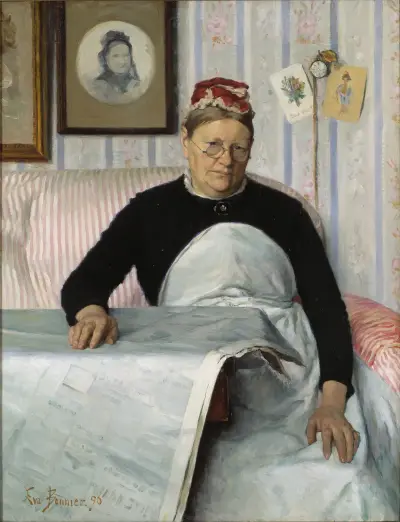 Hushållerskan Brita Maria (Mussa) av Eva Bonnier