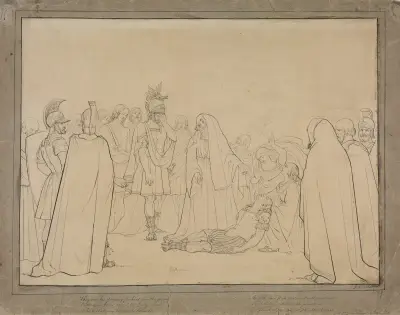 Aeneas Shown the Body of Pallas from Virgil’s ‘Aeneid’ av Sir John Everett Millais