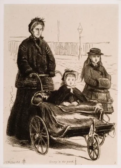 Going to the Park av Sir John Everett Millais