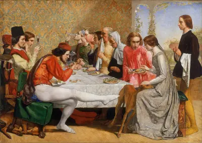 Lorenzo and Isabella av Sir John Everett Millais