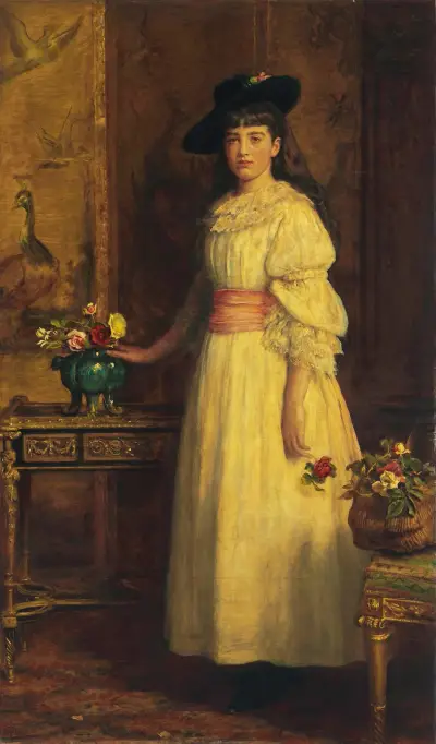 Miss Gertrude Vanderbilt av Sir John Everett Millais