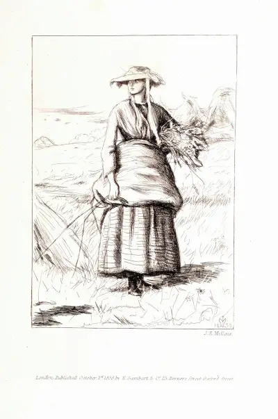 Passages from the Poems of Thomas Hood – Ruth av Sir John Everett Millais