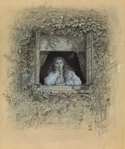 Reverie av Sir John Everett Millais