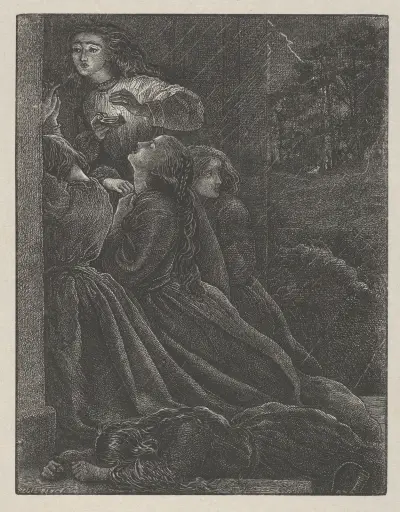 The Foolish Virgins av Sir John Everett Millais