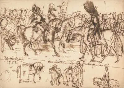 The Funeral of the Duke of Wellington av Sir John Everett Millais