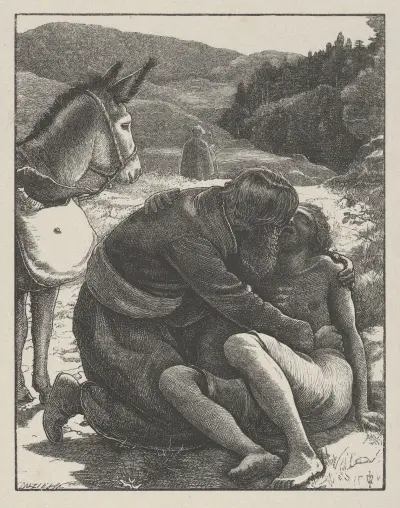 The Good Samaritan av Sir John Everett Millais