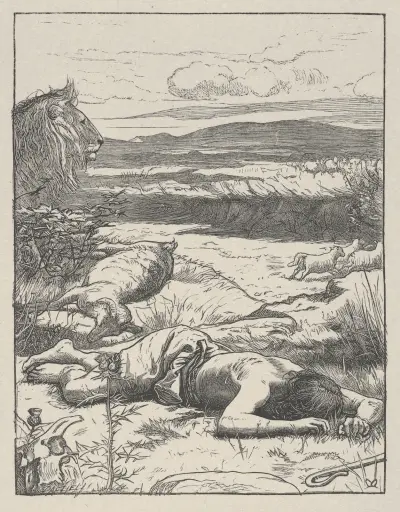The Good Shepherd av Sir John Everett Millais