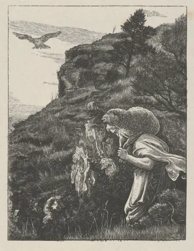 The Lost Sheep av Sir John Everett Millais