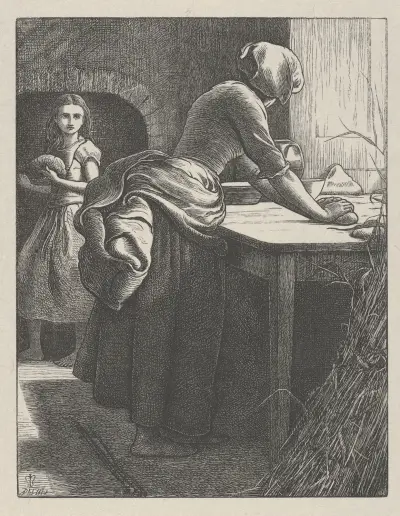 The Parable of the Leaven av Sir John Everett Millais