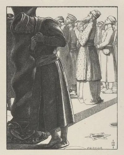 The Pharisee and the Publican av Sir John Everett Millais