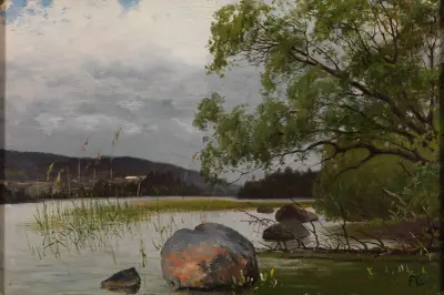 Shore landscape von Fanny Churberg