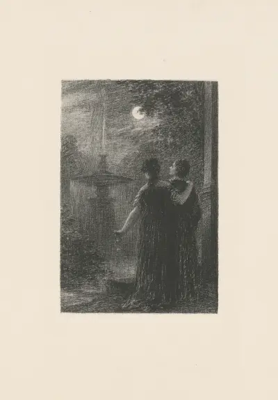 Béatrice et Bénédict. Acte Ier. Nocturne av Henri Fantin-Latour