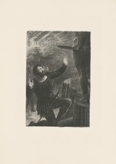 Benvenuto Cellini. Acte III. La fonte du Persée av Henri Fantin-Latour
