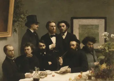 By The Table av Henri Fantin-Latour