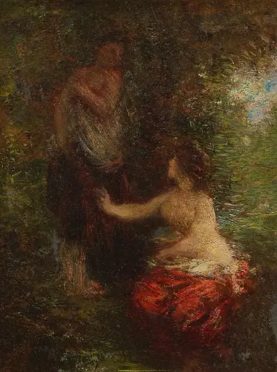 Deux Baigneuses av Henri Fantin-Latour
