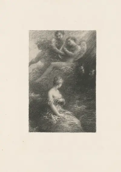 La damnation de Faust. Apparition de Marguerite av Henri Fantin-Latour