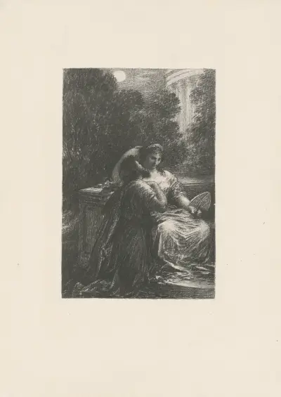 Les Troyens à Carthage. Acte III. Duo d’amour av Henri Fantin-Latour