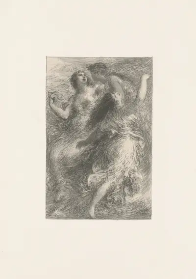 L’Or du Rhin. Scène 1re. Les Filles du Rhin av Henri Fantin-Latour