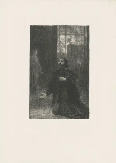Rienzi. Acte V. Prière de Rienzi av Henri Fantin-Latour