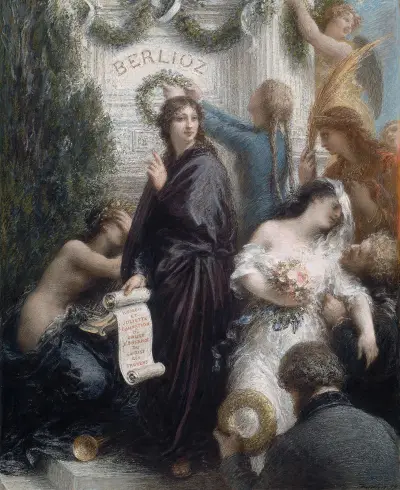 The Anniversary (Homage to Hector Berlioz) av Henri Fantin-Latour