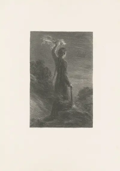Tristan et Iseult. Acte II. Signal dans la nuit av Henri Fantin-Latour