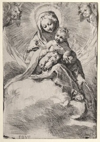 Madonna in the Clouds av Federico Barocci