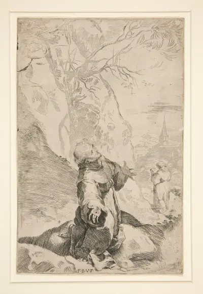 Saint Francis Receiving the Stigmata av Federico Barocci