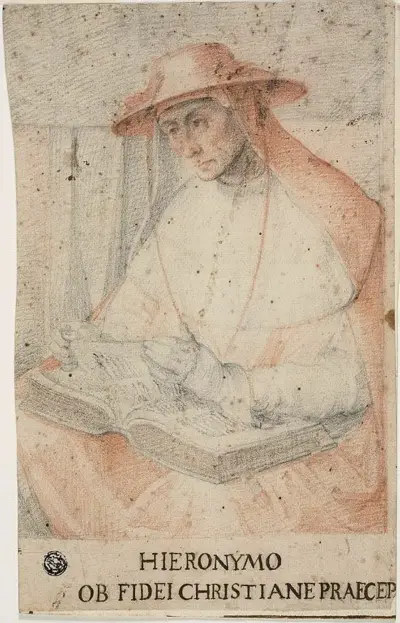 Sankt Hieronymus av Federico Zuccaro