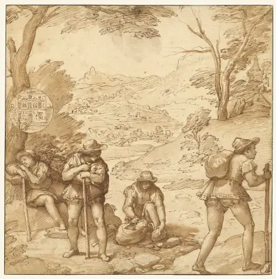 Taddeo’s Hallucination av Federico Zuccaro