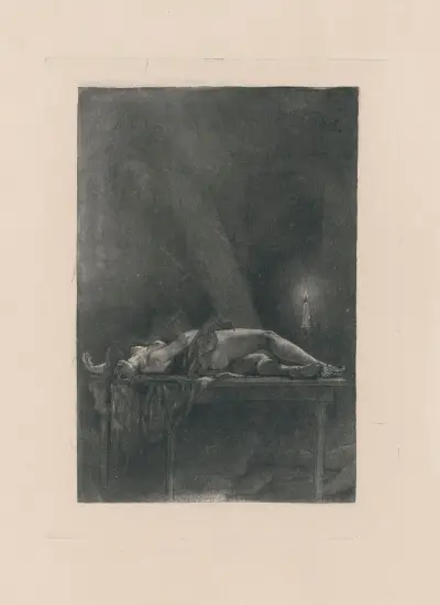 Vid en ateistisk middag av Félicien Rops