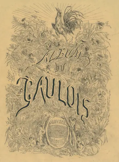 Album du Gaulois – titelblad av Félicien Rops